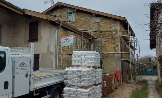 Rénovation façade de maison, Vienne, Faria Multi Services